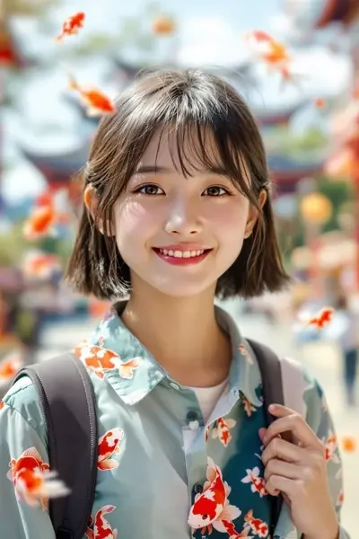 锦鲤少女封面